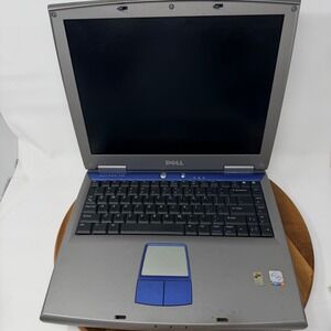 Dell Inspiron 5100 Laptop Blue Silver Intel Pentium 4 Windows XP PP07L Vintage
